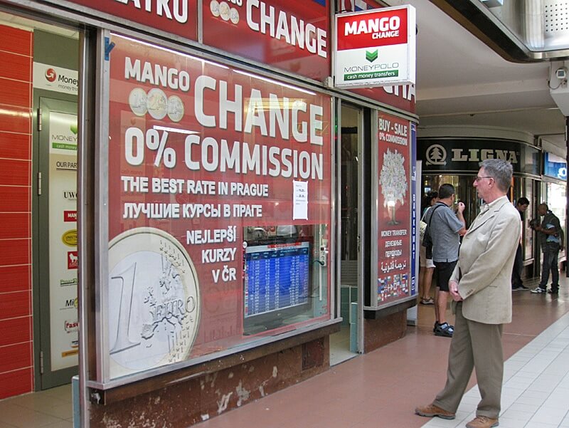 Many currency exchange booths in tourist-heavy areas like Old Town Square and Wenceslas Square offer poor exchange rates or charge exorbitant fees. To avoid getting ripped off, use ATMs for withdrawals or exchange currency at reputable banks and official exchange offices.