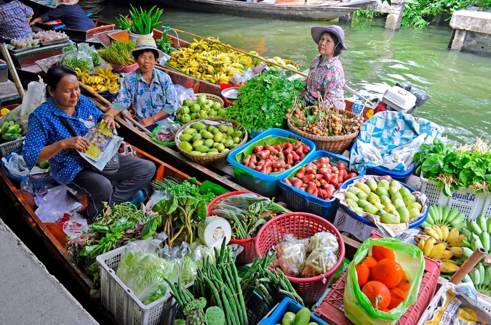free tour guide to bangkok - floating market