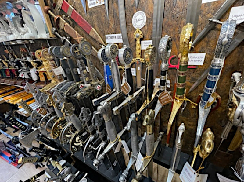 Toledo is famous for its swords, but beware of vendors selling “antique” swords at suspiciously low prices. These are often cheap replicas passed off as genuine artifacts. <br> Insider Tip: Stick to reputable shops with good reviews and certifications. Look for the “Made in Toledo” stamp to ensure authenticity.