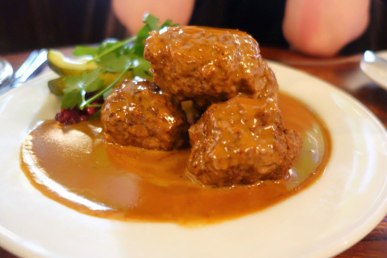 Swedish Meatballs at Restaurang Pelikan