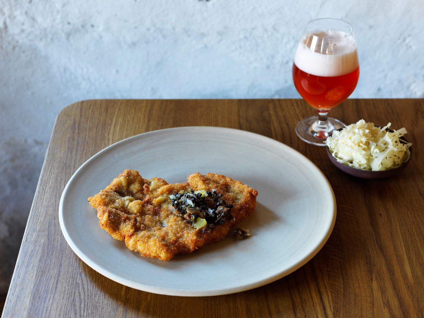 Schnitzel at Restaurant Barr