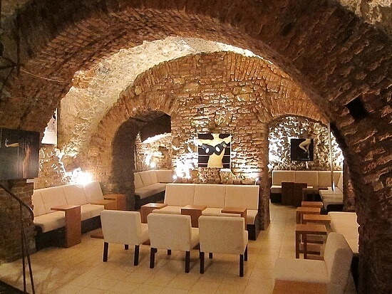 Local wine at Cafe Nins Hidden Basement