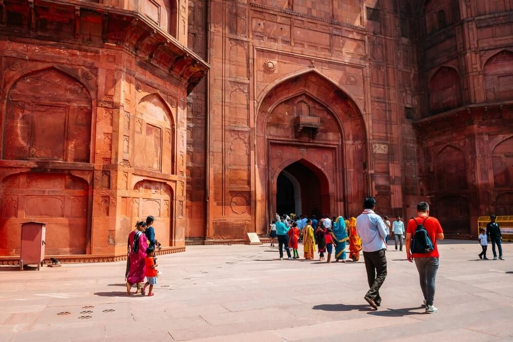 red fort - delhi