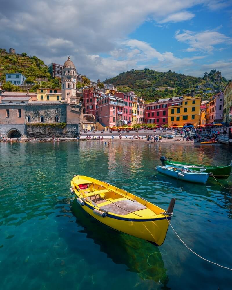 free tour guide to cinque terre - boat